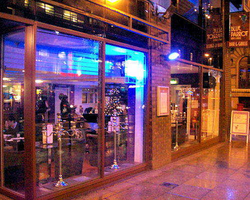 Blue Parrot Restaurant Manchester